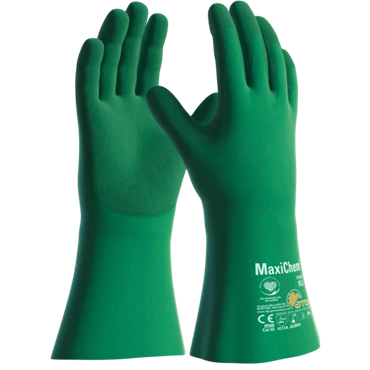 ATG 76-830 MaxiChem Tritech 33cm Chemical Resistant Safety Gloves, Cut Level A Size