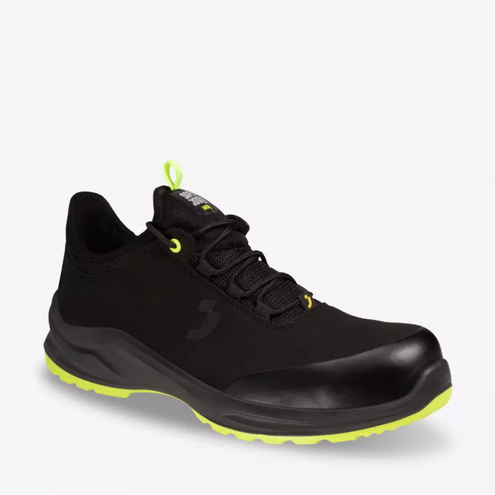 Safety Jogger MODULOS S3S Low SC SR ESD CI FO Metal-free, Black Vegan Safety Sneakers