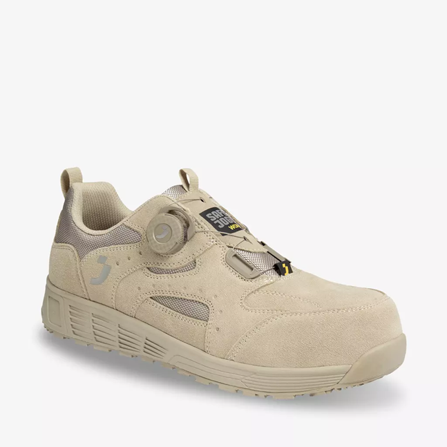 Safety Jogger SANDY S3S LOW TLS TLS S3S Light Wt, Low Cut, Comp, Suede Safety Shoe W/Side TLS