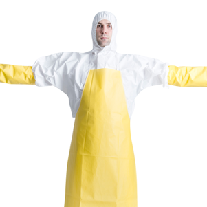 ULTITEC 4000S DD603 Apron (Stitched) Chemical Resistance Partial Body Protection W/O Arm Sleeve