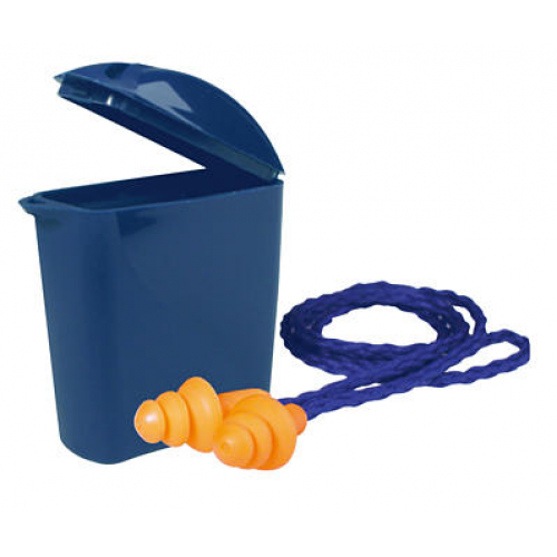 3M 1270 Triple Flanged Earplugs