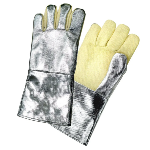 aluminised gloves