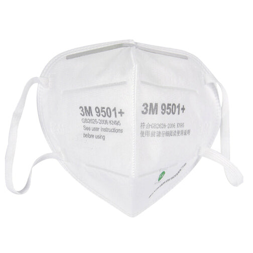 3M Particulate Respirator 9501+ KN95 / P2 Mask Earloop 50 Pcs/Box