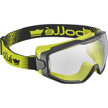 Bolle SPECTRUM GOGGLE PC Clear Platinum Top Bottom Sealed - Safety Solutions Singapore