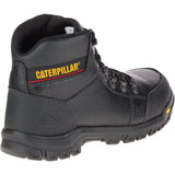 Caterpillar Outline Steel Toe Men's Leather Work Boot, Black / Brown