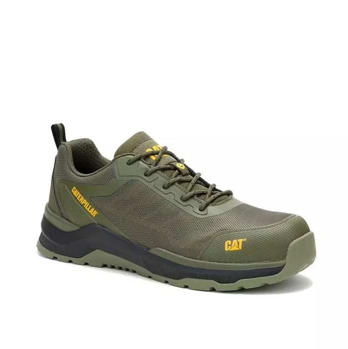 Caterpillar P726737 Inductor Mesh Lo S3S Composite Toe Sneakers, Olive