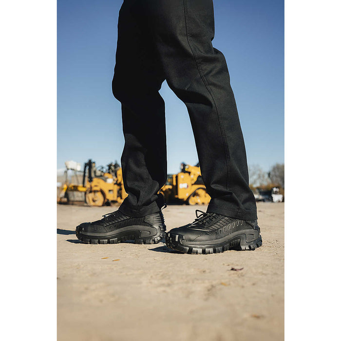 Caterpillar P91689 Invader Mecha Composite Toe Mens Safety Shoes Black
