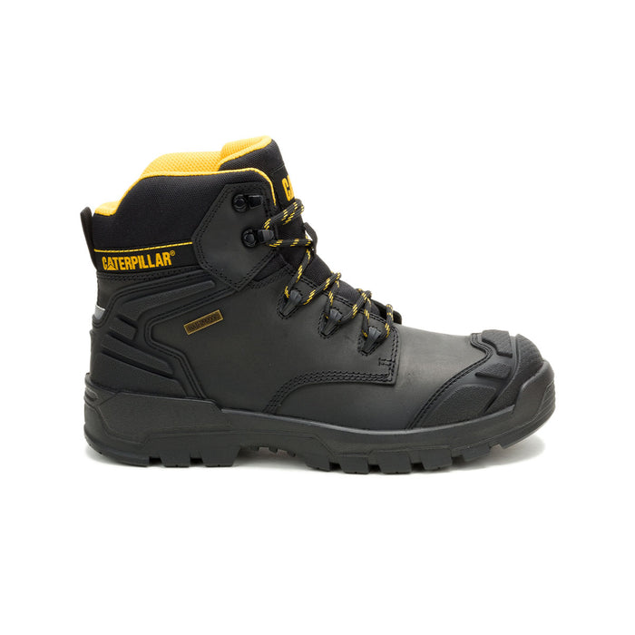 Caterpillar P91815 Striver XL Waterproof Steel Toe Boots, ASTM F2413-24, Black, Size US