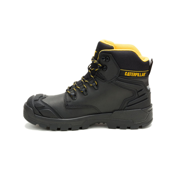 Caterpillar P91815 Striver XL Waterproof Steel Toe Boots, ASTM F2413-24, Black, Size US