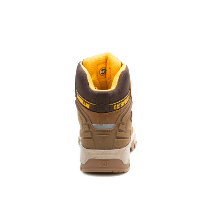 Caterpillar P91816 Striver XL Waterproof Steel Toe Boots, ASTM F2413-24, Pyramid Brown, Size US