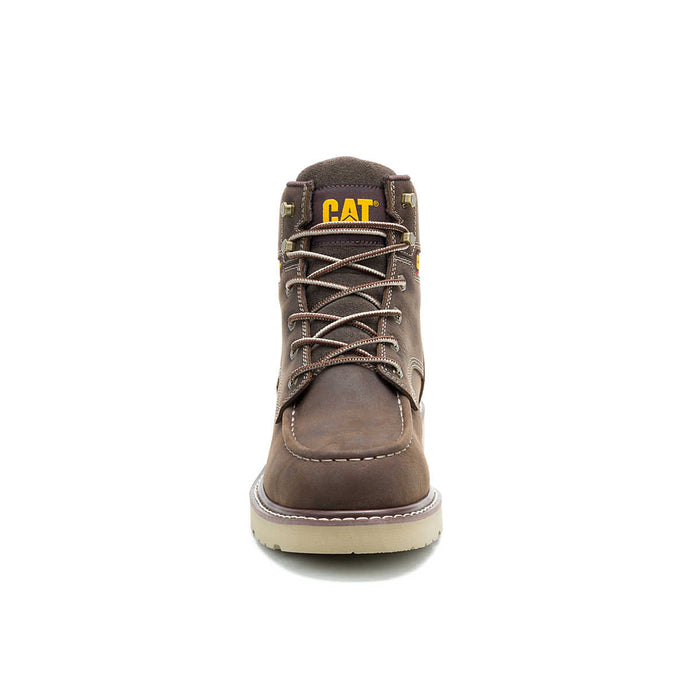 Caterpillar P91834 Reclaimer Wedge Steel Toe Waterproof Leather Boots, ASTM, Colour: Coffee Bean - Safety Solutions Singapore