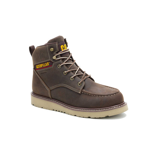 Caterpillar P91834 Reclaimer Wedge Steel Toe Waterproof Leather Boots, ASTM, Colour: Coffee Bean - Safety Solutions Singapore