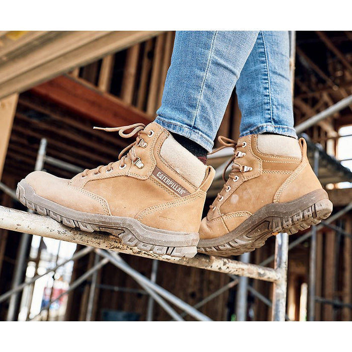 Caterpillar Women's Tess Steel Toe Work Boots – Leather Sneaker Style – P91009