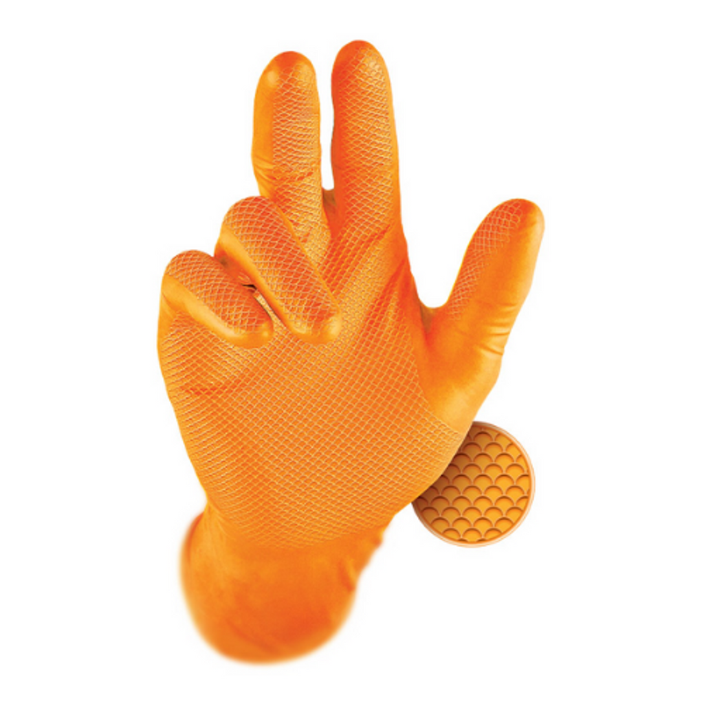 Orange safety gloves discount