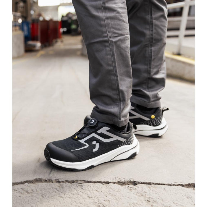 Safety Jogger Freedom S1PS Low TLS ESD Orthopedic Safety Shoes, Extra Widetoe & Wide Fit, Size: EU