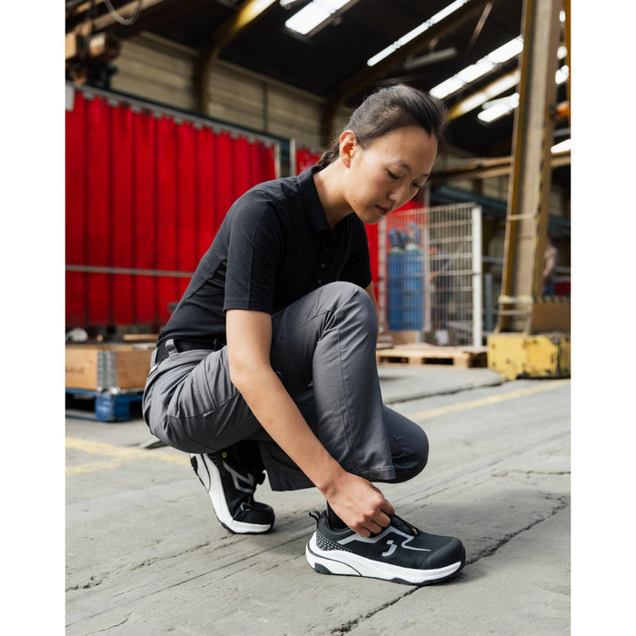 Safety Jogger Freedom S1PS Low TLS ESD Orthopedic Safety Shoes, Extra Widetoe & Wide Fit, Size: EU