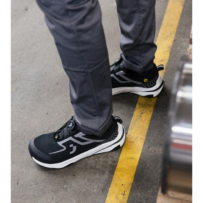 Safety Jogger Freedom S1PS Low TLS ESD Orthopedic Safety Shoes, Extra Widetoe & Wide Fit, Size: EU