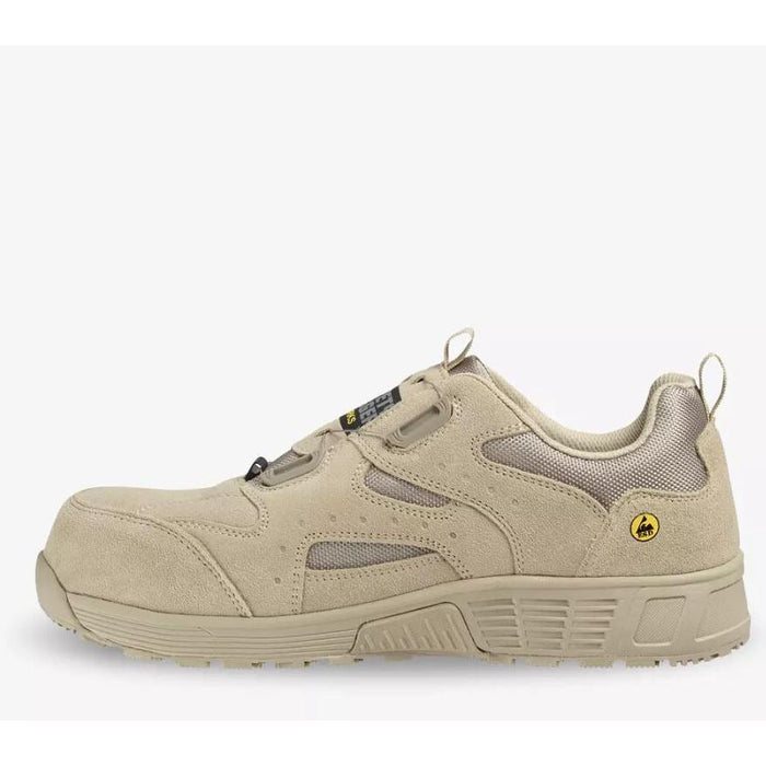 Safety Jogger SANDY S3S LOW TLS TLS S3S Light Wt, Low Cut, Comp, Suede Safety Shoe W/Side TLS