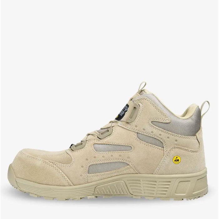 Safety Jogger SANDY S3S MID TLS S3S Light Wt, Mid-Cut, Comp, Suede Safety Boots W/Side TLS