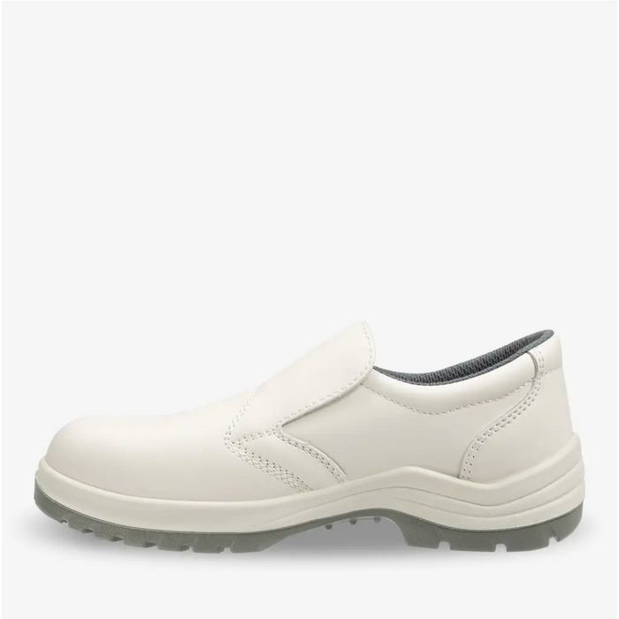 Safety Jogger X0500 S2 SRC Action Leather Slip On White Safety Shoe