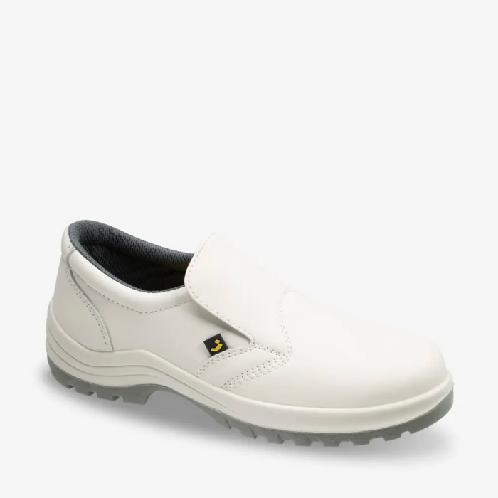 Safety Jogger X0500 S2 SRC Action Leather Slip On White Safety Shoe