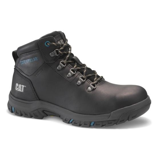 Caterpillar P91022 Women's Mae Steel Toe Waterproof Work Boot, Black, ASTM F2413-11 I/75 C/75