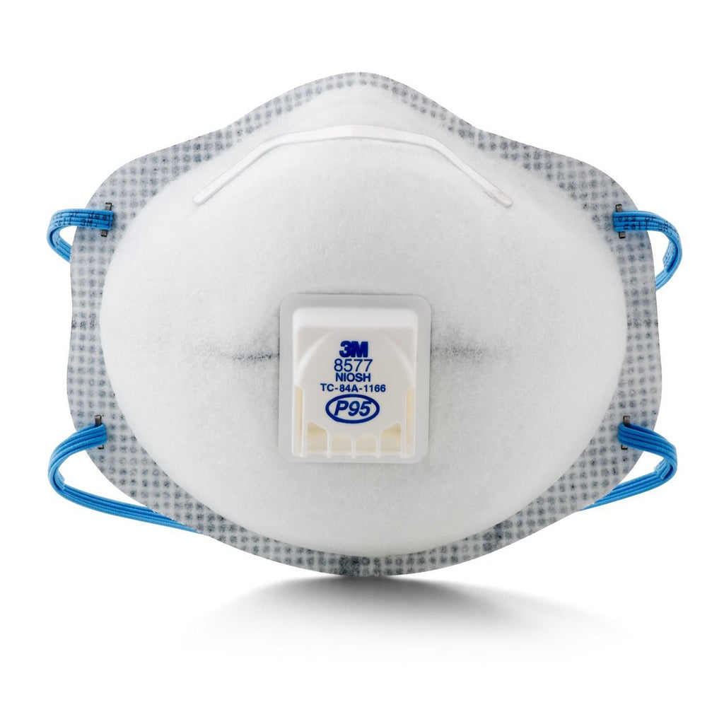 3M 8577 P95 Disposable Valved Respirator (Mask)