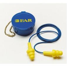3M Triple Flanged Earplugs with Rubber Cord