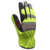 (60% OFF) AL-Gard 413BBR Hi Visibility Mechanics Gloves