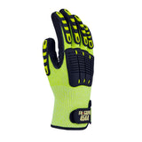 AL-Gard 4544 Anti-Impact, Cut & Vibration High Vis Padded HPPE Gloves