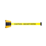 AL-Gard Solid Colour with Text Printed Retractable Barrier, 5m