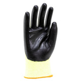 AL-Gard VisCut Nitrile Coated HPPE Based Hi Vis Gloves with Heat and Cut Resistance