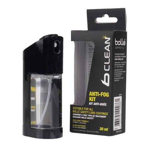 Bolle B200 PACF030 Anti-fog Kit - 30ml Anti-fog Solution (Spray) with Microfiber Tissue