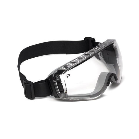 Bolle Safety PILOT 2 NEO OTG Clear Goggles with Neoprene Strap PSGPIL2-L16
