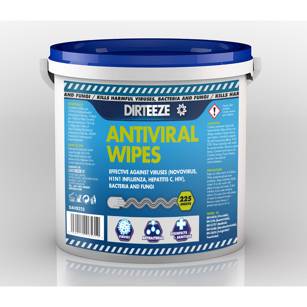 [ FLASH SALE ] Dirteeze Antiviral, Antibacterial & Fungicidal Surface Disinfecting Wipes