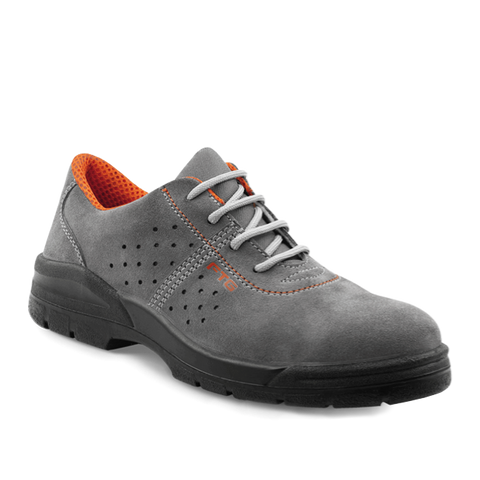 FTG S1P SRC Rodi Steel Toe Cap Grey Crust Suede Safety Shoes (Light & Strong)