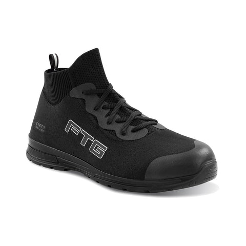 FTG S3 SRC Black High Thin Cap Sport Line Safety Shoes