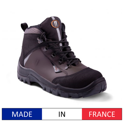 Gaston Mille GPGB3 Hot Cumin S3 AN HI CI SRC Lightweight Metal Free Safety Boots, Brown