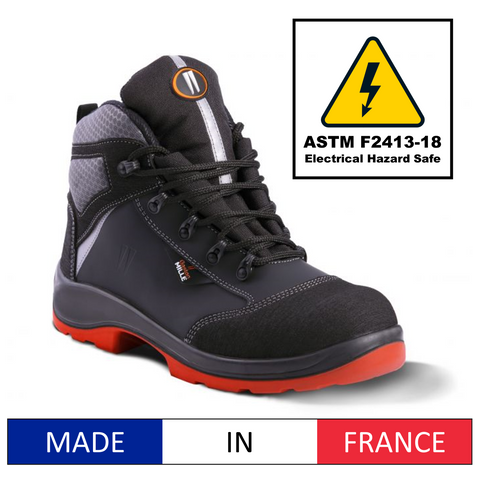 Gaston Mille GPIH3 Hot Storm SB P WRU AN HRO E FO SRC Metal Free Safety Boots (ASTM F2413-18 Electrical Hazard)