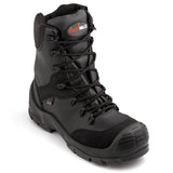 Gaston Mille MTAA3 Master Black S3 HI CI SRC Metal Free 9" Rigger Safety Boots w/ Side Zip