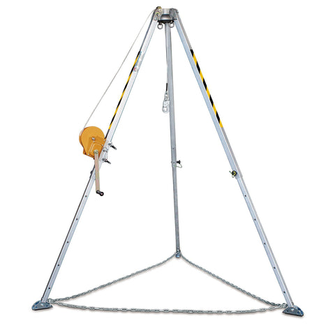 Haru HD-240-20 Confined Space and Rescue Tripod with 20m Wire Rope Winch (EN795, EN1496)