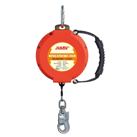 Haru HE-25 25m Vertical Retractable Lifeline (EN360)