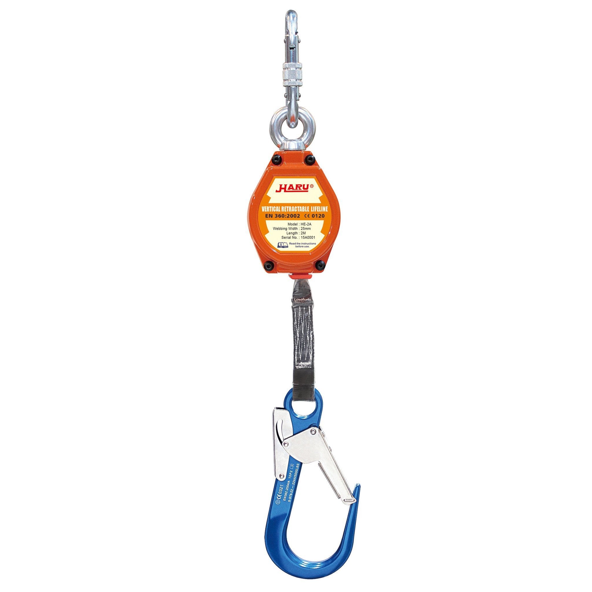 HARU　　　2/2 Buy Haru 2M Retractable Type Fall Arrestor Block Double
