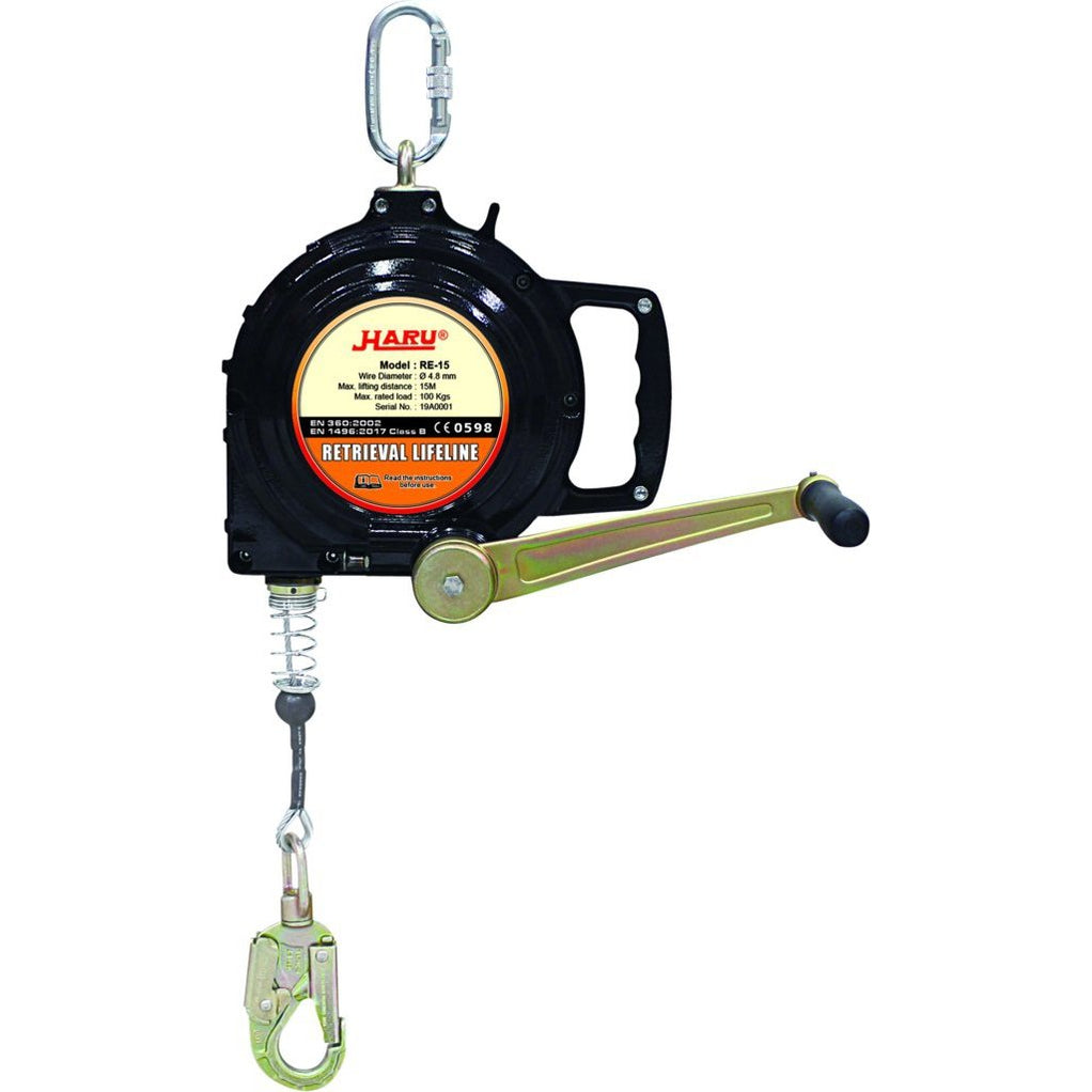 Haru RE-20 3-Way Emergency Retrieval / Rescue Self Retractable Lifelin ...