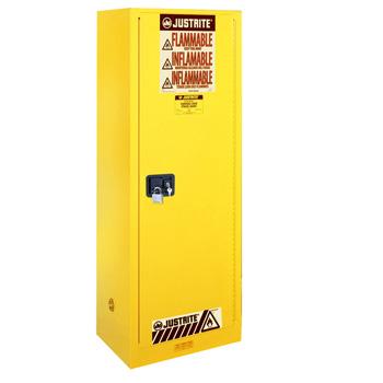 Justrite 892200 22 Gallon Slimline Sure-Grip EX Flammable Safety Cabinet