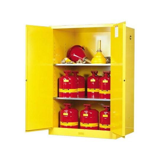 Justrite 899000 Sure-Grip® EX Flammable Safety Cabinet ,90 Gallon, 2 Manual-Close Doors