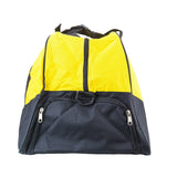 Large Yellow Duffel Bag With Separate Shoe Compartment