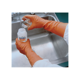 MAPA Trionic O-240 Tri-Polymer Cleanroom wafer fabrication Controlled Environment Orange Acid Chemical Gloves