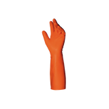 MAPA Trionic O-240 Tri-Polymer Cleanroom wafer fabrication Controlled Environment Orange Acid Chemical Gloves