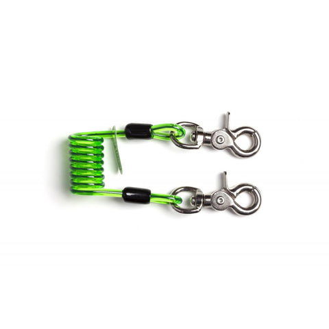 NLG 101364 Short Coiled Tool Lanyard, Quick Clip